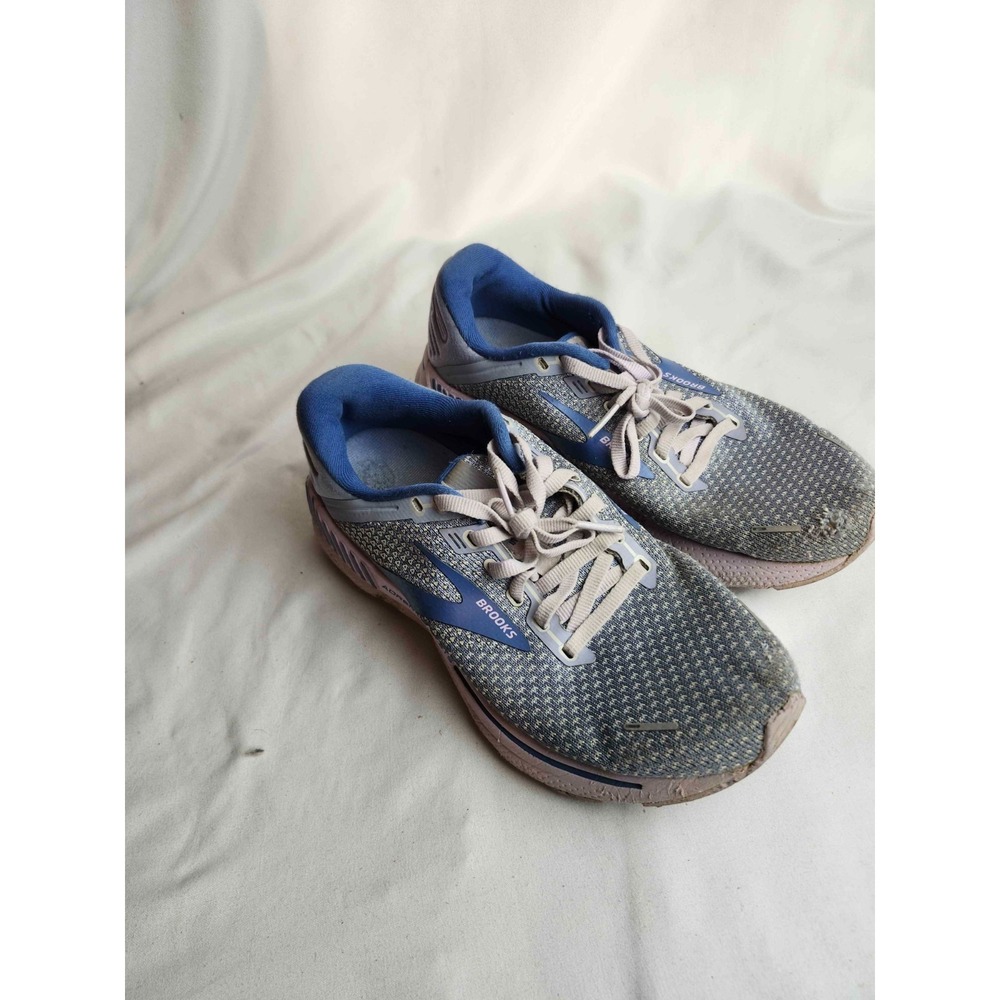 Brooks Adrenaline GTS 22 Athletic Shoes Womens Size 7.5 Blue Running 1203531B589